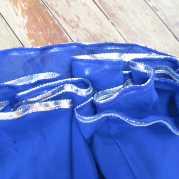 New Crepe chiffon Flair Sweep Latin Dance Skirt - Picture 3 of 4